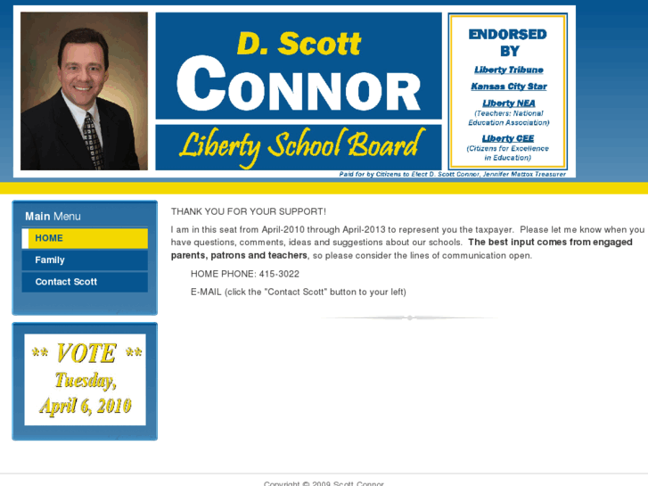 www.vote4connor.com