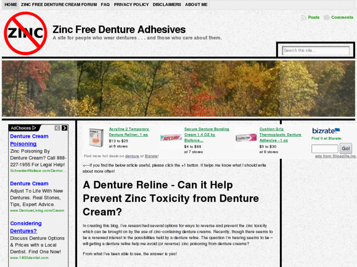 www.zincfreedentureadhesives.com