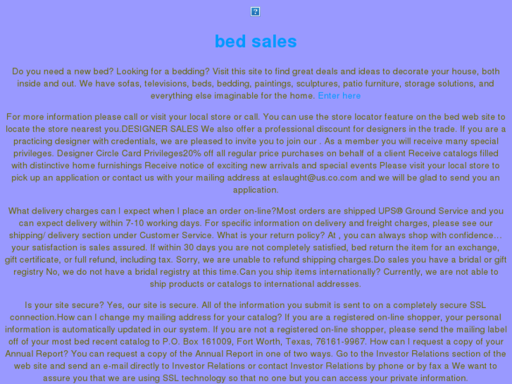 www.bed-sales.com