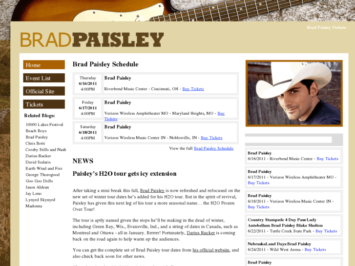 www.bradpaisleytickets.net