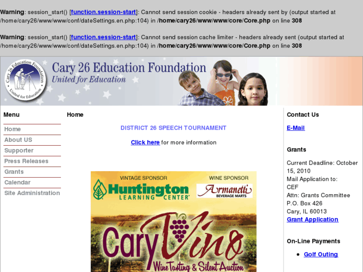 www.cary26foundation.org