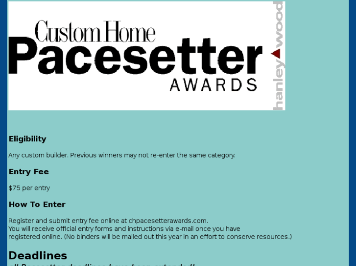 www.chpacesetterawards.com