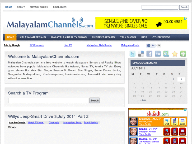 www.malayalamchannels.com