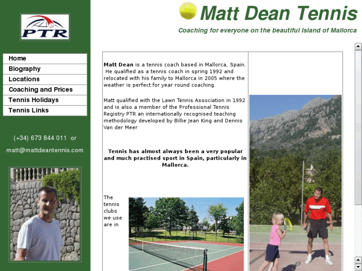 www.mattdeantennis.com