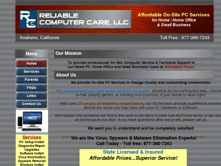 www.reliablecomputercare.com