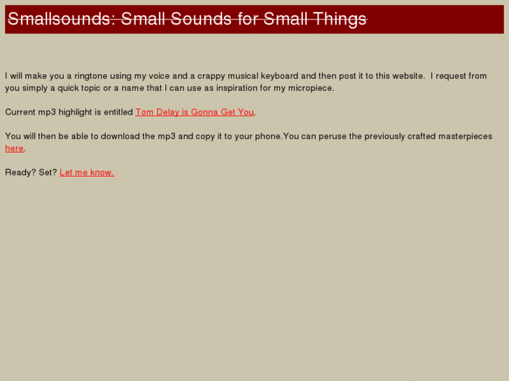 www.smallsounds.com