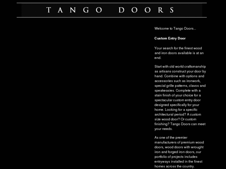 www.tangodoor.com