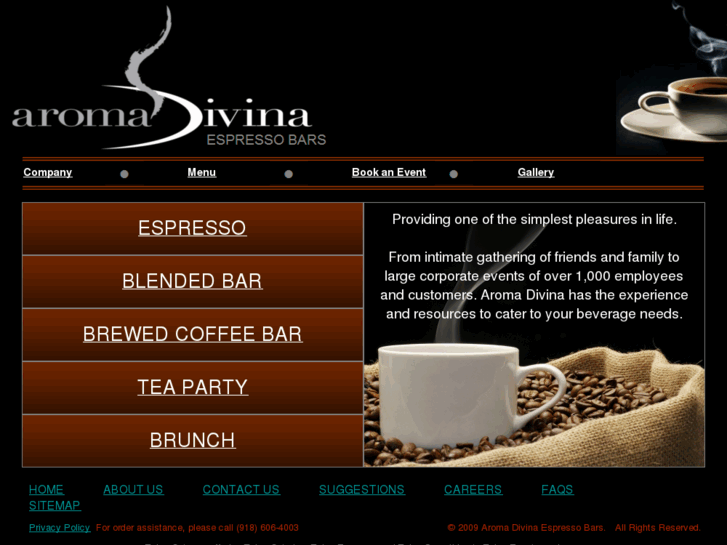 www.aromadivinaespresso.com