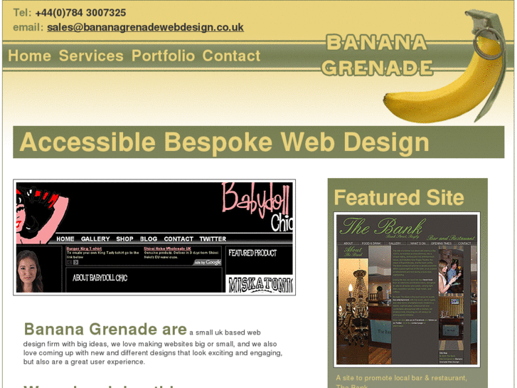 www.bananagrenadewebdesign.co.uk