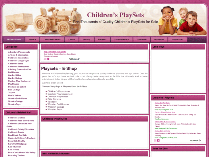 www.childrensplaysets.org