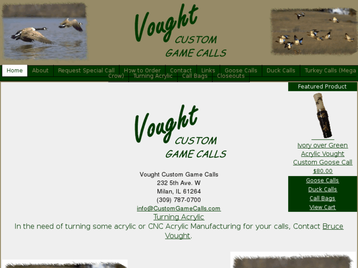 www.customgamecalls.com
