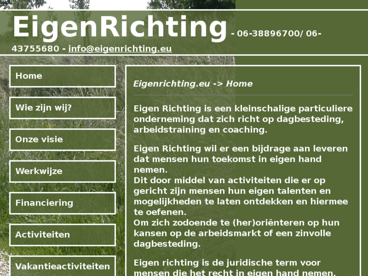 www.eigenrichting.eu