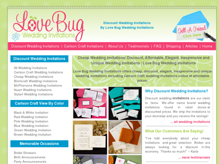 www.lovebugweddinginvitations.com