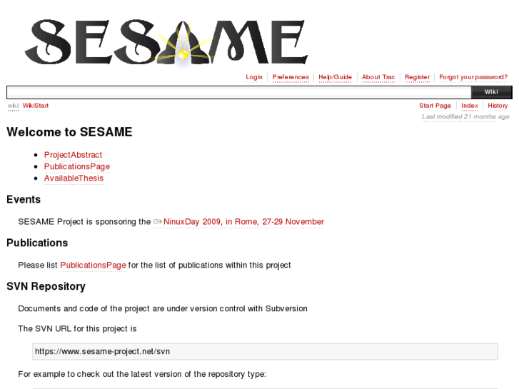 www.sesame-project.net