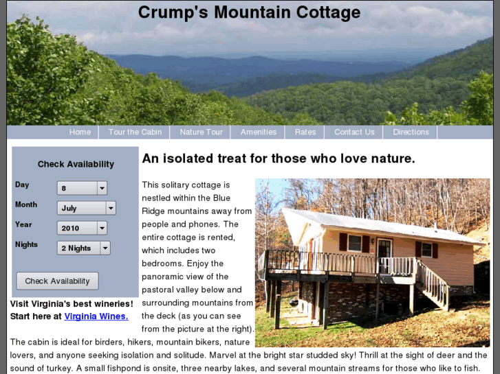 www.crumpmtncottage.com