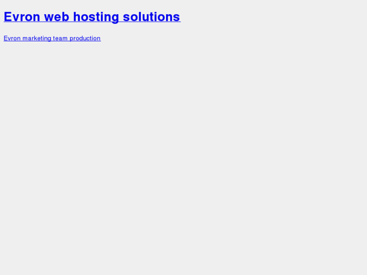 www.evronhosting.com