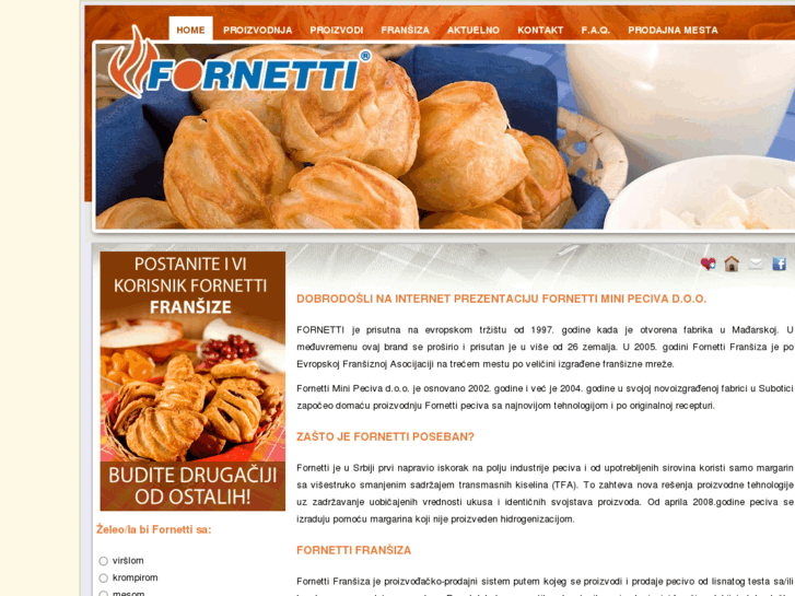 www.fornetti.biz