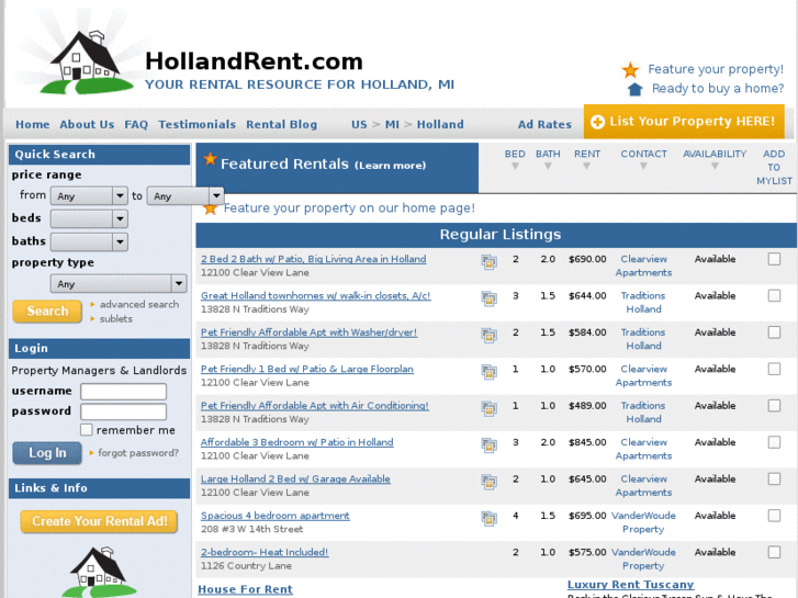 www.hollandrent.com