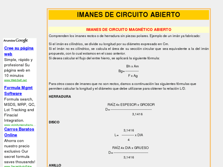 www.imanes-circuitoabierto.com