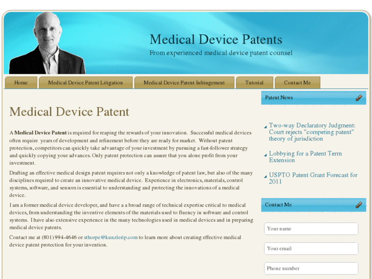 www.medicaldevicepatent.info
