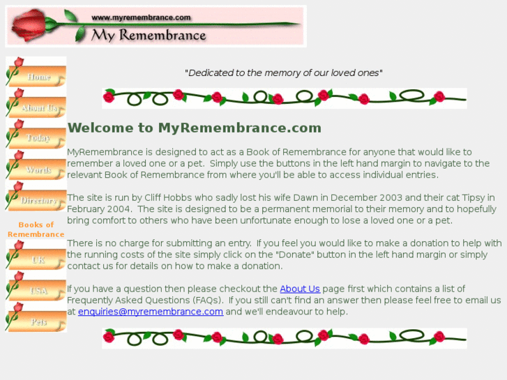 www.myremembrance.com