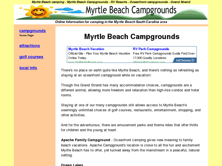 www.myrtlebeachcampgrounds.com