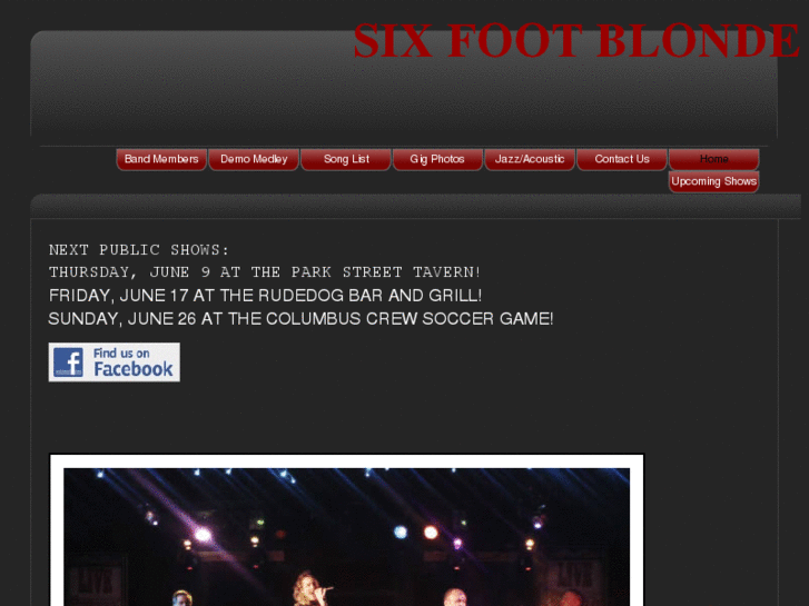 www.sixfootblondeband.com