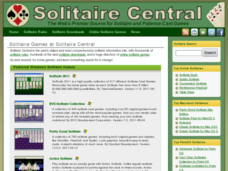 www.solitairecentral.com