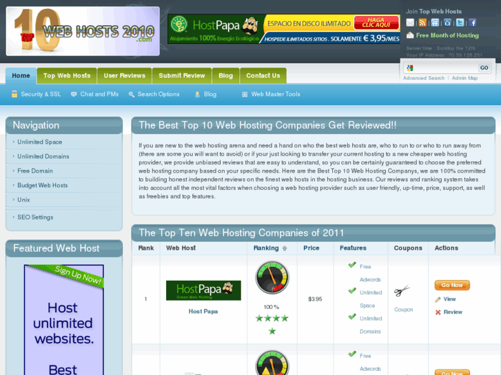 www.topwebhost2011.com