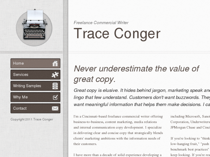 www.traceconger.com