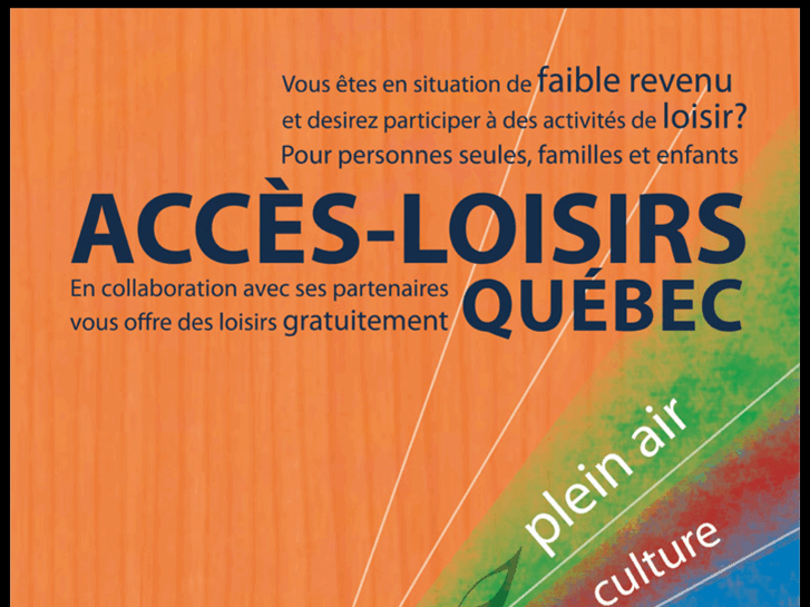 www.accesloisirsquebec.org