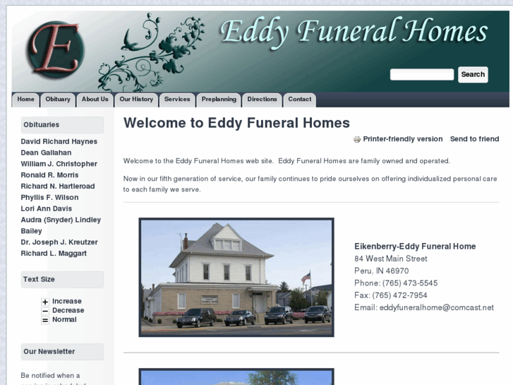 www.eddyfuneralhomes.com