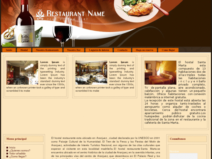 www.hostal-rte-santamarta.com