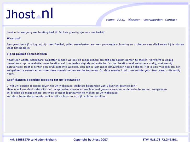 www.jhost.nl