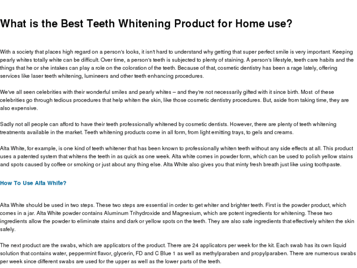 www.otcteethwhiteningproducts.com