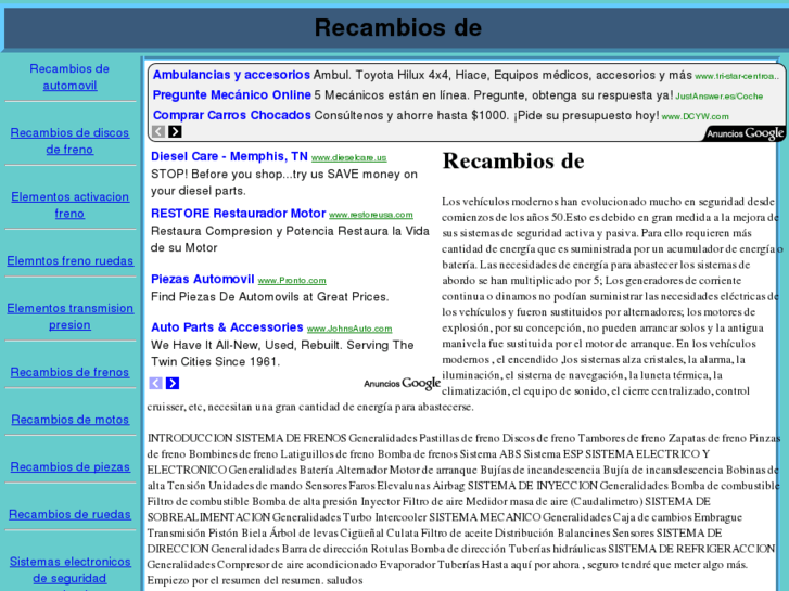 www.recambiosde.com