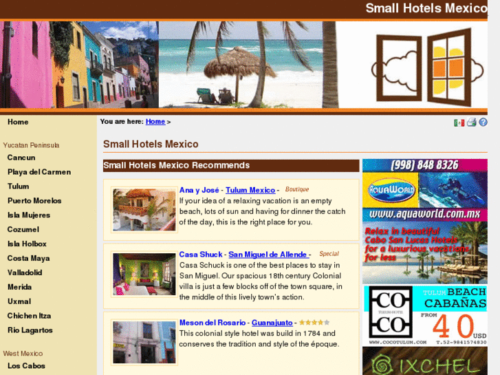 www.smallhotelsmexico.com