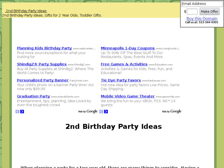 www.2ndbirthdaypartyideas.com