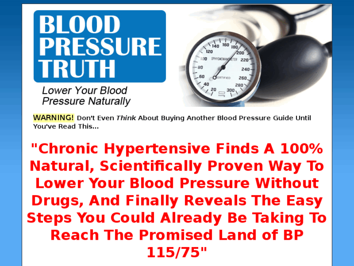 www.bloodpressuretruth.com