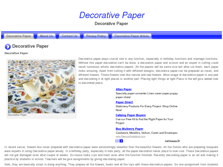 www.decorativepaper.org