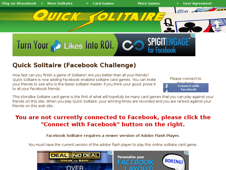 www.facebooksolitaire.com