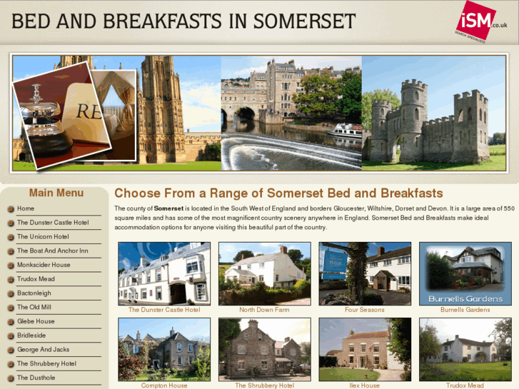 www.somersetbedandbreakfasts.co.uk