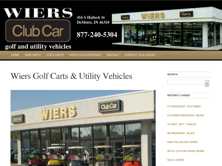 www.wiersgolfcarts.com