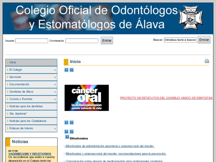 www.colegiodentistasalava.com