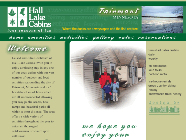 www.halllakecabins.com