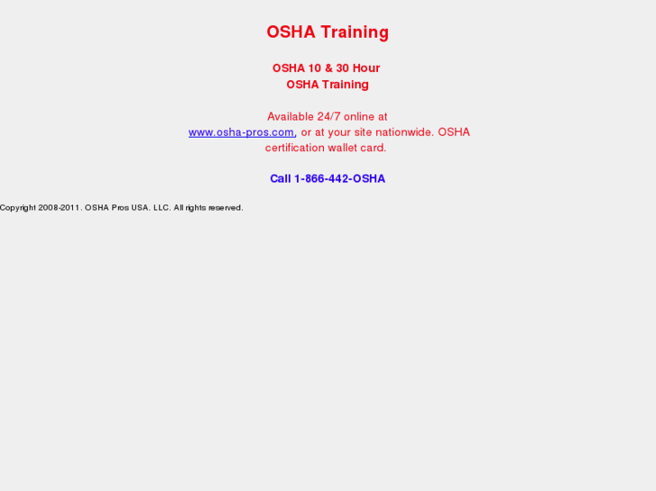 www.oshatraining.mobi