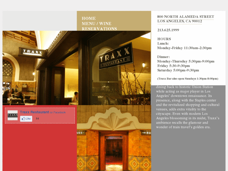 www.traxxrestaurant.com