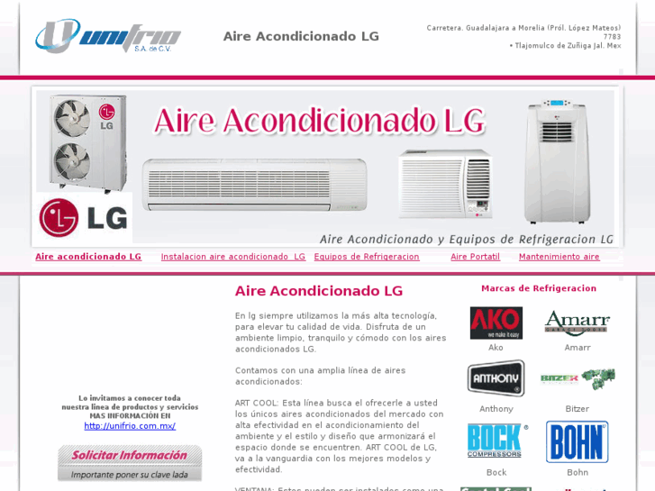 www.aireacondicionadolg.com