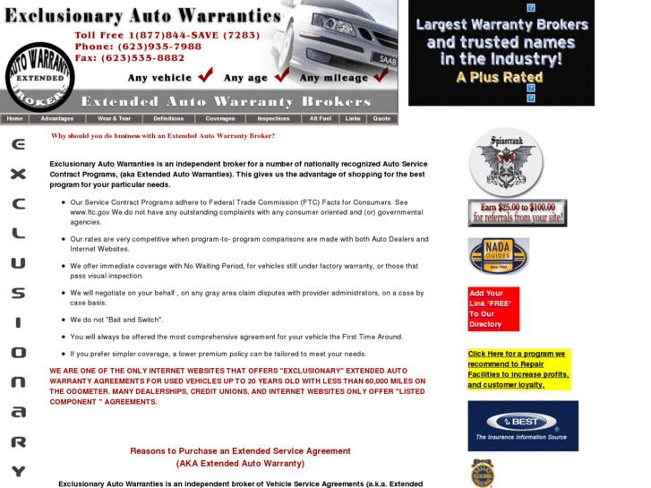 www.exclusionaryautowarranties.com