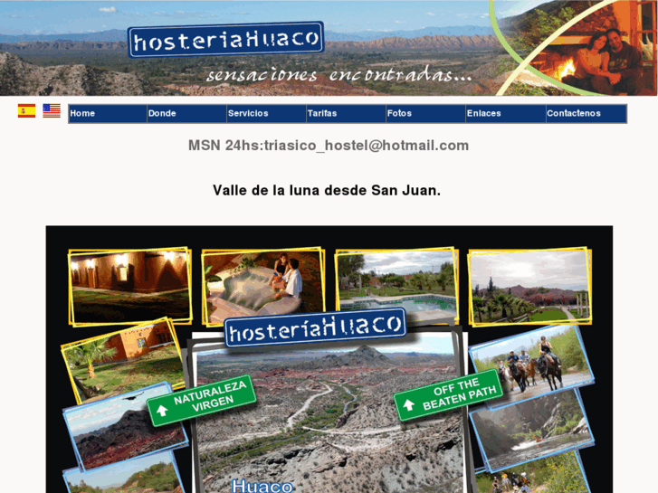 www.hosteriahuaco.com.ar